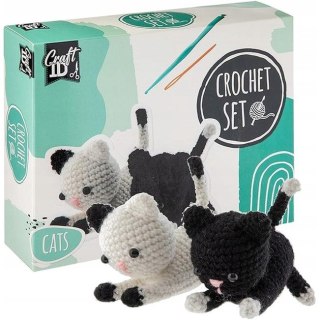 Zestaw do szydełkowania KOTY 13x6,5x10,5cm CR1701/GE GRAFIX