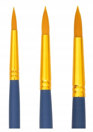 Zestaw pędzli nylonowych ASTRAPEN Art&Hobby 3szt. 315024010