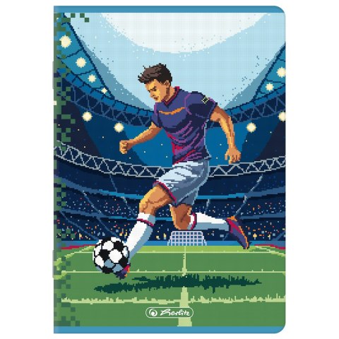 Zeszyt A5 32k kratka z marginesem PREMIUM PIXEL FUN 400206283 HERLITZ