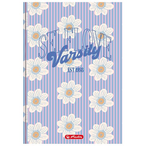 Brulion A4 96k kratka z marginesem mix okładek 400206371 HERLITZ