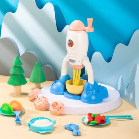 Ciastolina 6 kolorów - zestaw Rakieta EH724 DELI