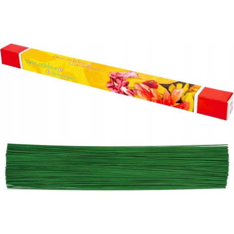 Druty florystyczne zielone 1mm x ok.40cm 1kg DA-1657 ALIGA