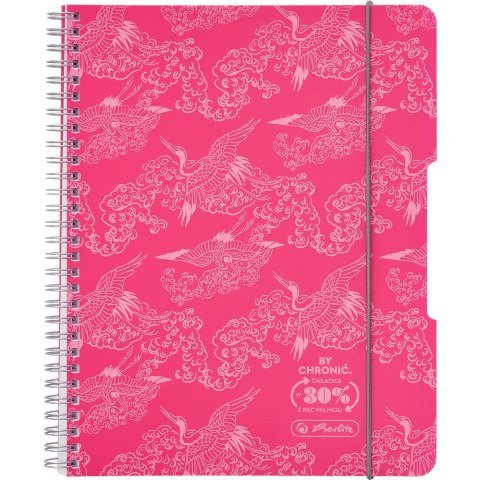 Kołozeszyt A5 80k kratka ECO PP COLORS różowy 400198751 HERLITZ