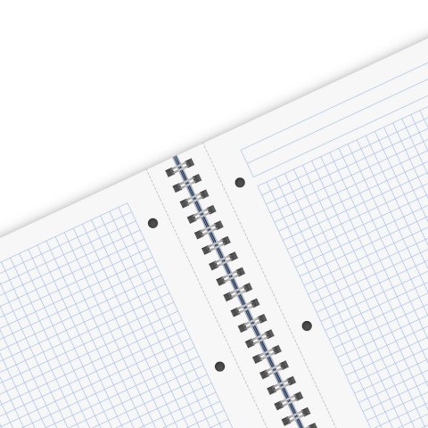 Kołozeszyt A5 80k kratka ECO PP OCEAN czarny 400198753 HERLITZ