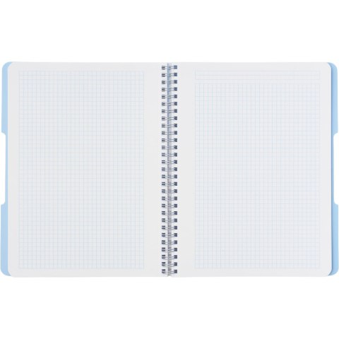 Kołozeszyt A5 80k kratka ECO PP PASTEL błektiny 400198755 HERLITZ