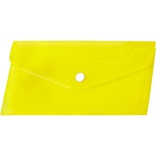Koperta PP na zatrzask DL żółta (12 szt.) BT612-Y TETIS