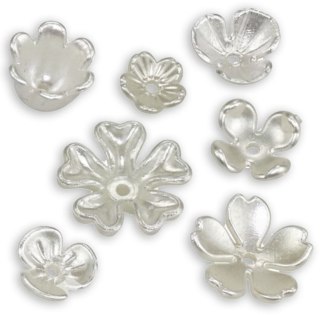 Koraliki kwiatki mix 15g 648537 TITANUM