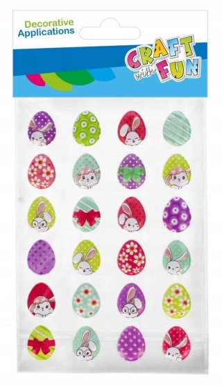 Naklejki Puffy Pisanki 24szt. CRAFT WITH FUN 531731