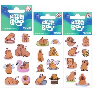 Naklejki kapibara mix 66x180mm STICKER BOO 572110