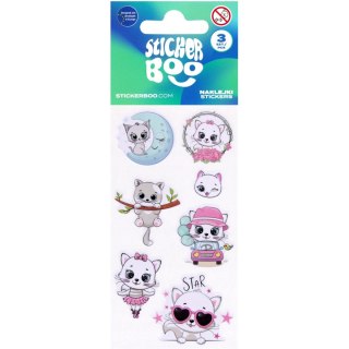 Naklejki kotki 66x180mm 3ark. STICKER BOO 568336