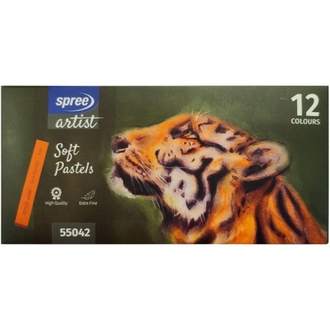 Pastele suche extra fine 12 kolorów SPREE artist PAS-550420-00101