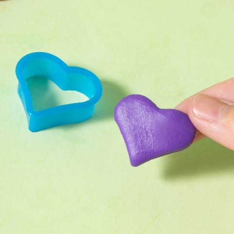 Plastelina 12 kolorów - zestaw z foremkami i wałkiem EH716 DELI