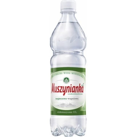 Woda MUSZYNIANKA 0.6L (8szt) niskogazowana z kaucją