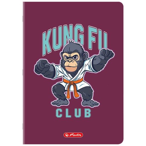 Zeszyt A4 32k linia podwójna kolorowa mix 400206361 HERLITZ