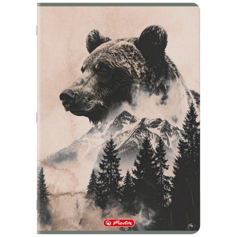 Zeszyt A4 96k kratka z marginesem WILD 400206434 HERLITZ