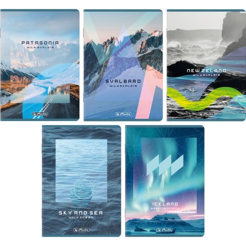 Zeszyt A5 60k kratka z marginesem SOLARPUNK 400206286 HERLITZ