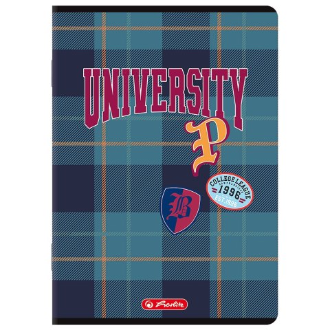 Zeszyt A5 60k kratka z marginesem mix 400206342 HERLITZ