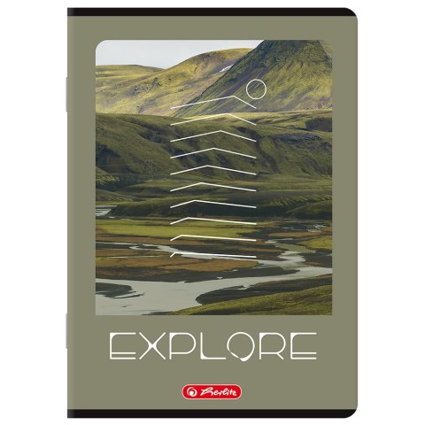 Zeszyt A5 80k kratka z marginesem mix 400206357 HERLITZ