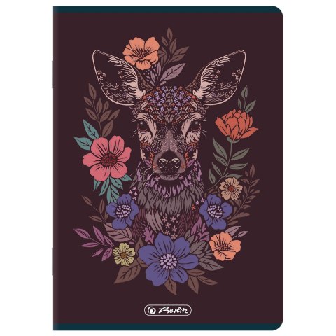 Zeszyt A5 80k linia z marginesem FLORIMALS 400210665 HERLITZ