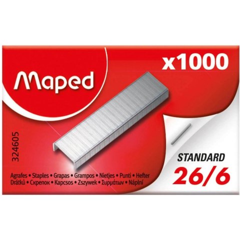 Zszywki 26/6 1000szt. MAPED 324605