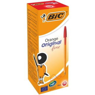 Długopis BIC ORANGE 0.8mm czerwony ( 20szt.) 8099241