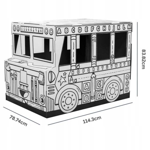Domek do kolorowania AUTOBUS XXL 100130976 FELLOWES