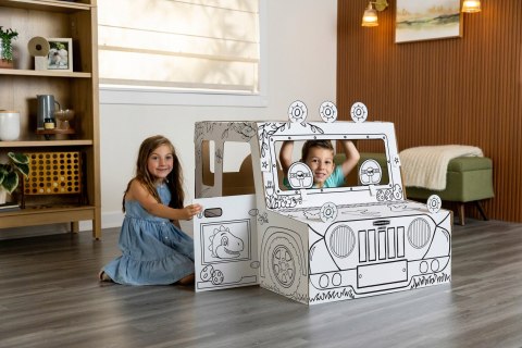 Domek do kolorowania CIĘŻARÓWKA DINOZAUR XL 100142509 FELLOWES