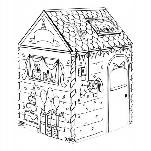 Domek do kolorowania URODZINY XL 100142505 FELLOWES