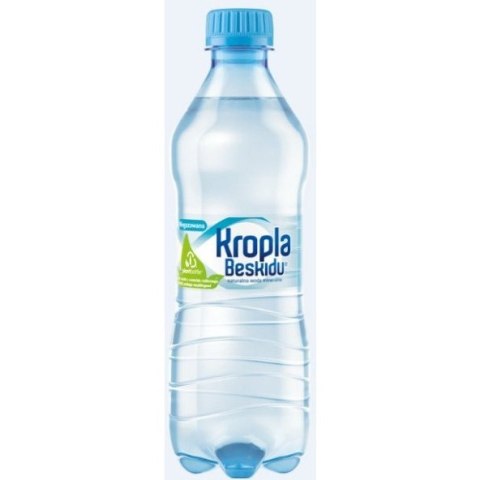 Woda KROPLA BESKIDU 0.5L (12szt) niegazowana butelka PET z kaucją