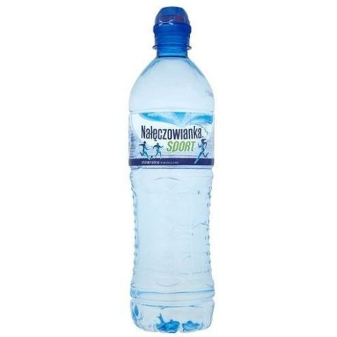 Woda NAŁĘCZOWIANKA SPORT 0,75L (6szt) niegazowana butelka PET z zatyczką, z kaucją